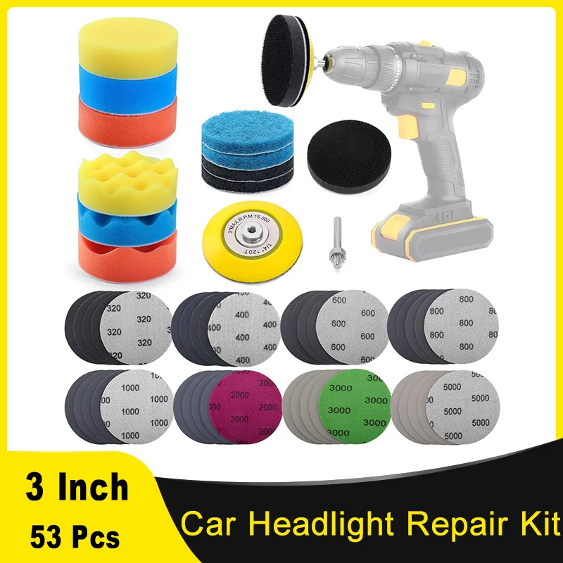 3 Inch Car Headlight Repair Ki - Beeswax Wrap review and price