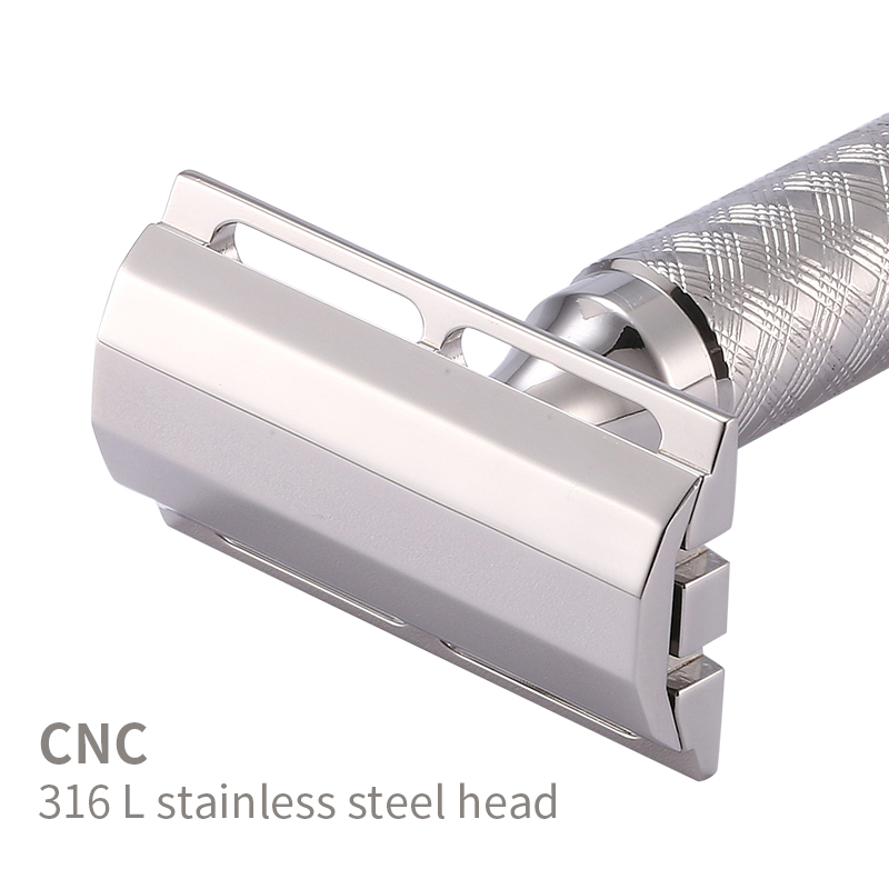 CNC 316L Stainless Steel Doubl - Safety Razor Handle review and price