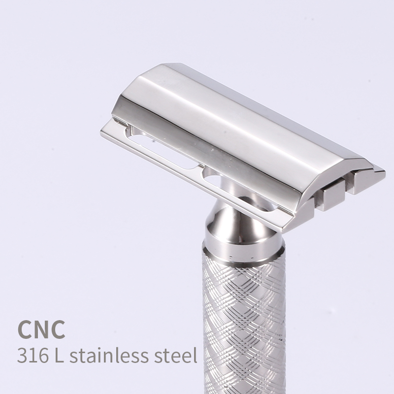 CNC 316L Stainless Steel Doubl - Safety Razor Handle review and price