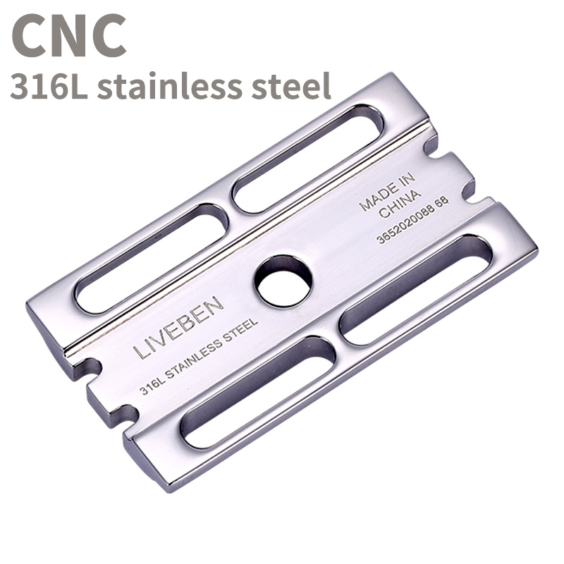 CNC 316L Stainless Steel Doubl - Safety Razor Handle review and price