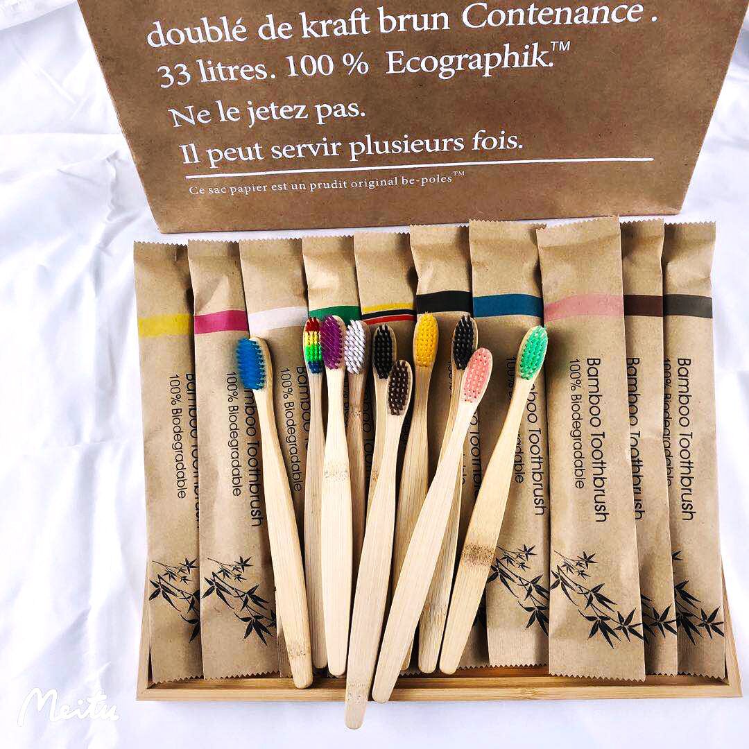 Random Color 5/10pcs Bamboo To - Bamboo Toothbrush review and price
