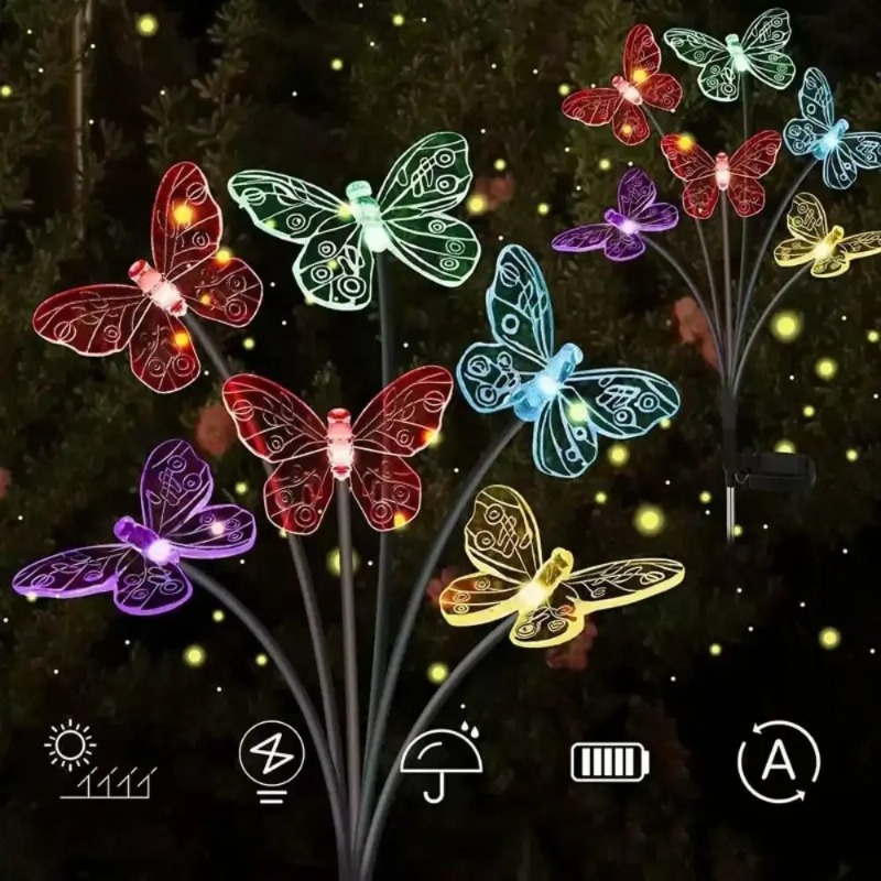 Solar Powered Butterfly Lights - Solar Garden Light review and price