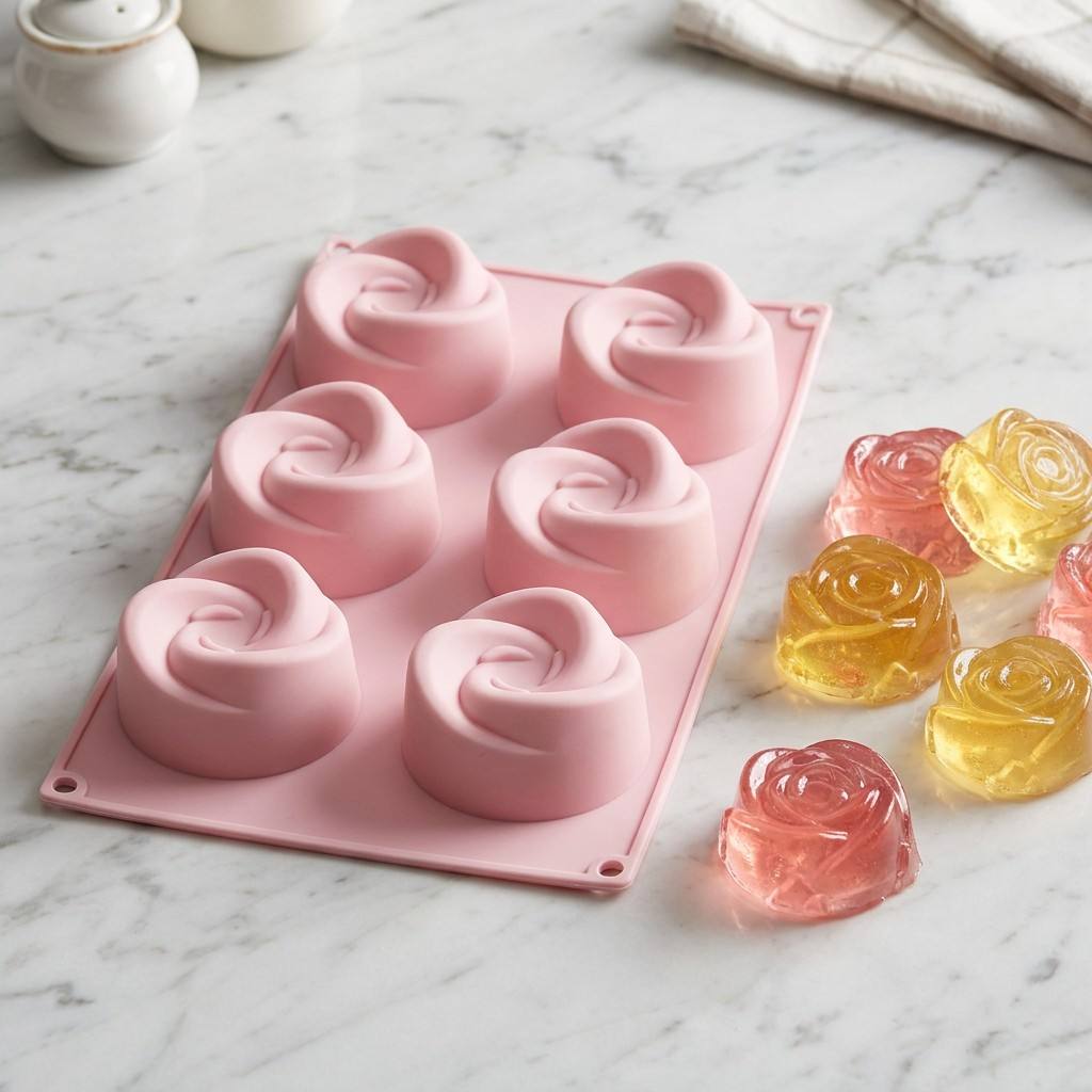 Food Grade 6-Cavity Rose Flowe - Eco Soap review and price